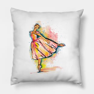 Ballet Dancer Pillow