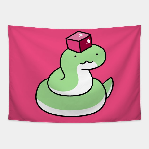 Cube Snake Tapestry by saradaboru