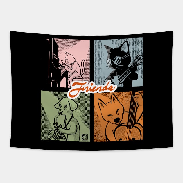 Friends Tapestry by BATKEI