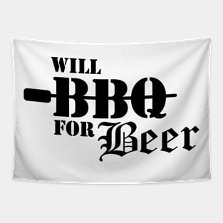 Will bbq for beer Tapestry