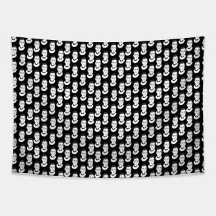 Rbg Pattern, Black and White Tapestry