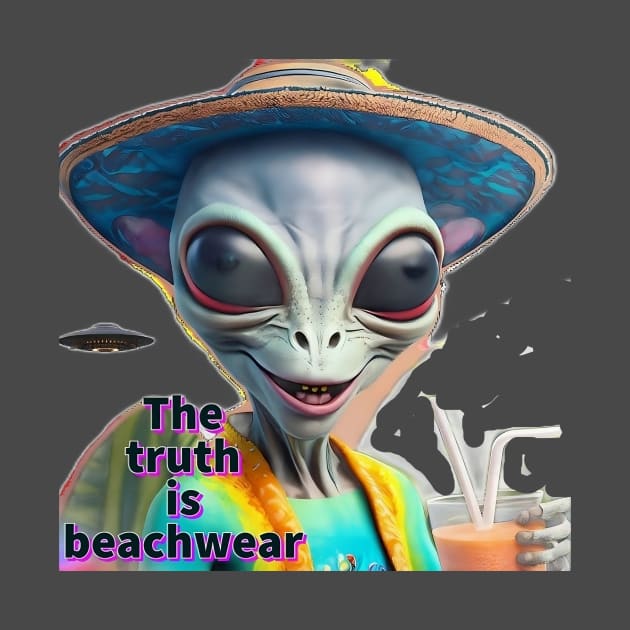 The Truth is Beachwear! by Yellow Cottage Merch