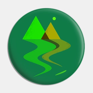 Summer Mountains Pin