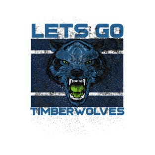 LETS GO TIMBERWOLVES! washed and worn look! Active T-Shirt