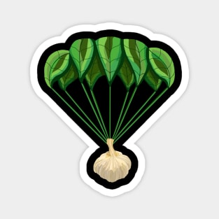 Italian Garlic Basil Parachute Magnet