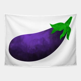 Watercolor Eggplants Art Tapestry