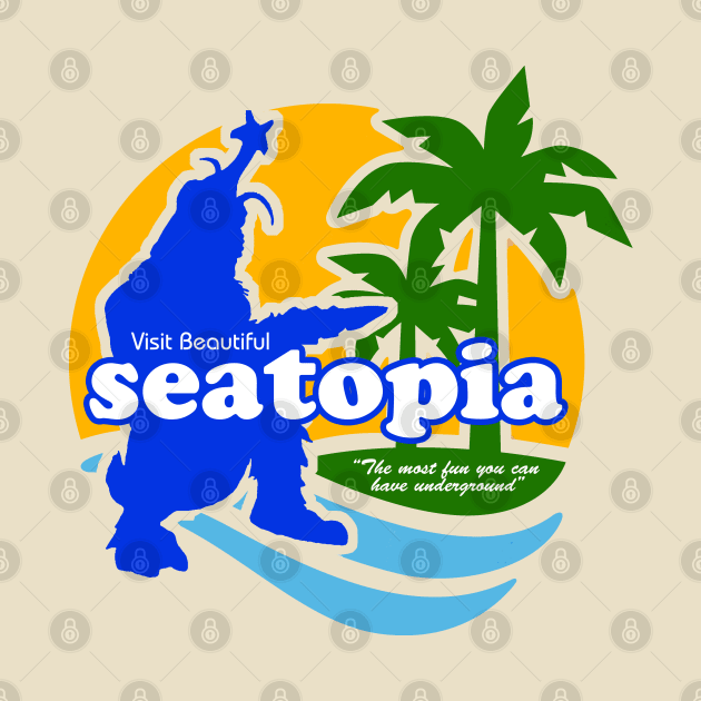 Visit Beautiful Seatopia - Godzilla vs. Megalon by Pop Fan Shop