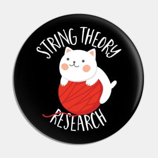 Kawaii Science Teacher Cat Crochet Knitting Physics Meme T-Shirt Pin