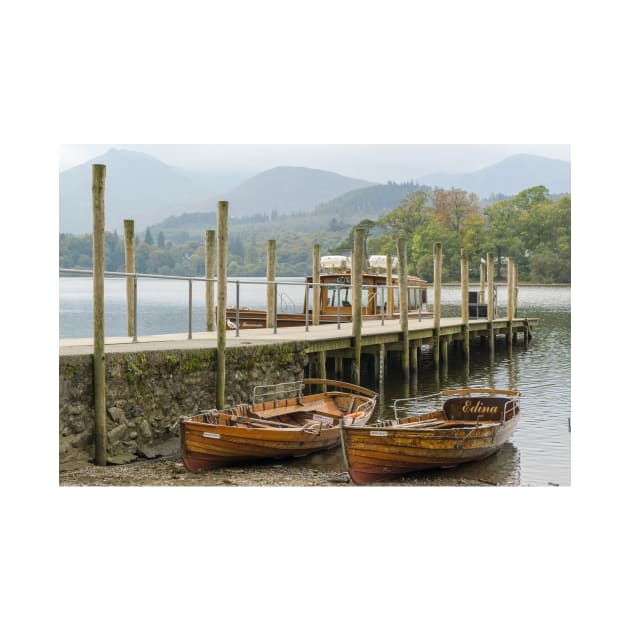Boats, Derwentwater, Lake District, England by millroadgirl