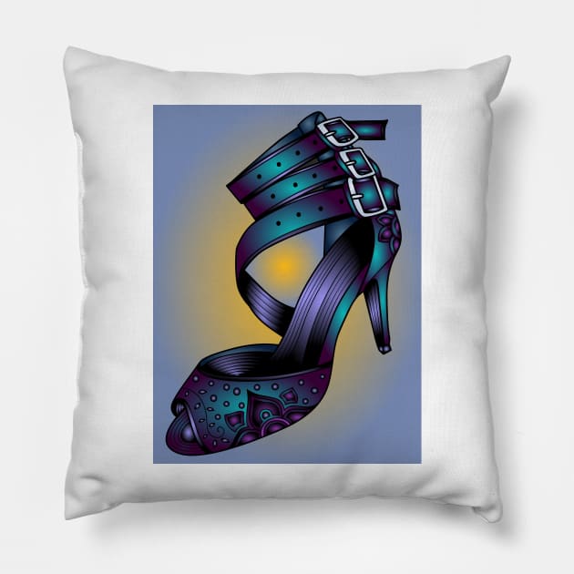 Footwear 44 (Style:3) Pillow by luminousstore