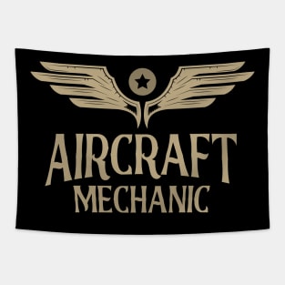 Aircraft Mechanic Aviation Airplane Maintenance Tapestry