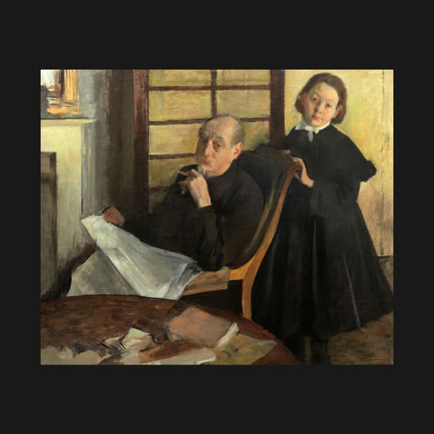 Henri Degas and His Niece Lucie Degas by Edgar Degas by Classic Art Stall