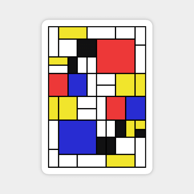 Mondrian Magnet by shamila