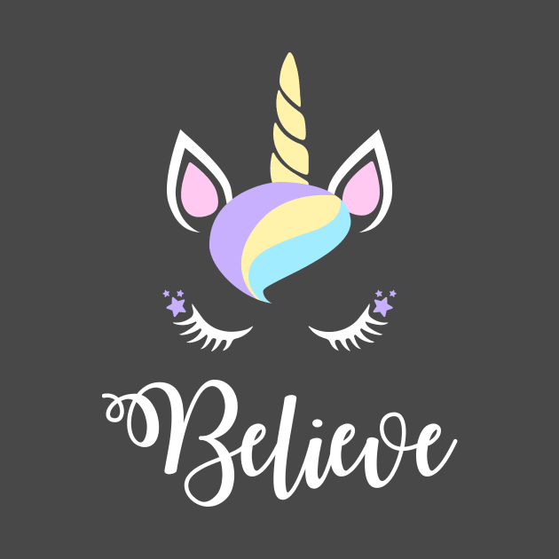 Unicorn Believe Christmas by Skylane