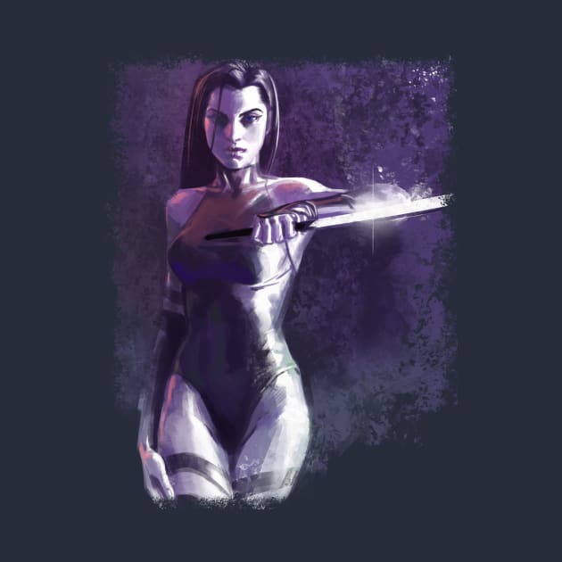 Psylocke by ohshirtdotnet