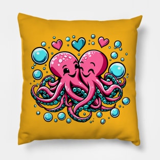 Hugging Octopi | Valentine’s Day Pillow