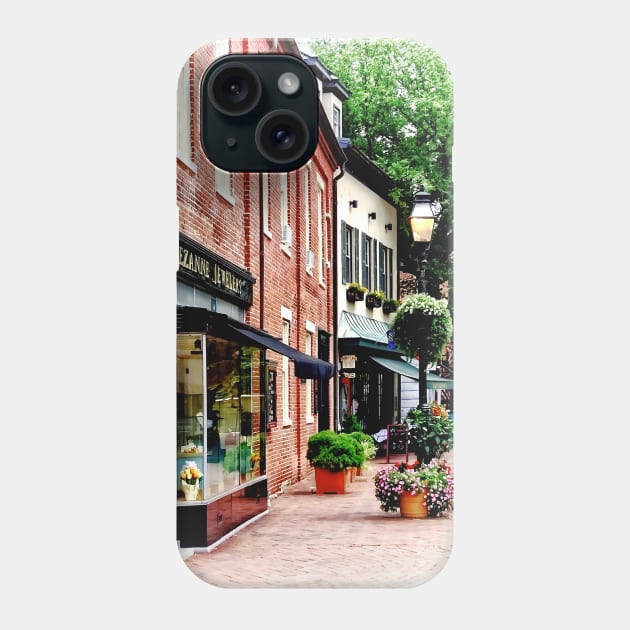 Annapolis MD - Along State Circle Phone Case by SusanSavad