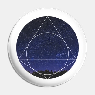 Magical Universe Geoemtric Photography Pin