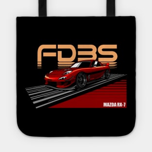 Mazda RX 7 red Topspeed Tote