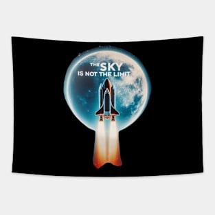 Space Shuttle Launch - the sky is not the limit Tapestry