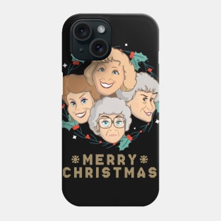 Christmas golden girls Phone Case