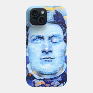 Phineas Gage Portrait | Phineas Gage Artwork | Phineas Gage Painting 14 Phone Case