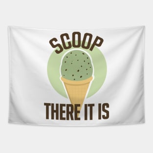 Scoop There It Is Mint Chocolate Ice Cream Tapestry