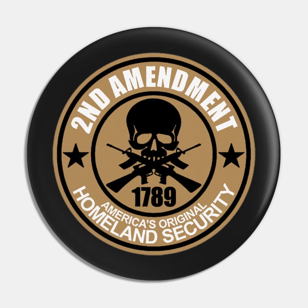 2nd Amendment - Homeland Security Pin by  The best hard hat stickers 