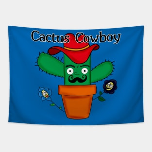 Cactus Cowboy Tapestry