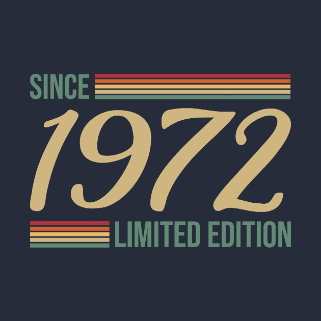 Vintage since 1972 Limited Edition Gift by POS