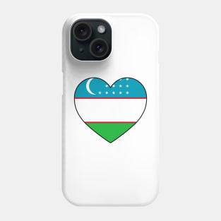 Heart - Uzbekistan Phone Case