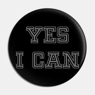 Yes I can Pin