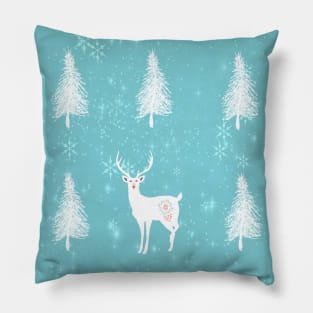 Christmas Dawn Stag Pillow