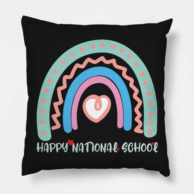 national school psychology week, happy national school Pillow by elhlaouistore