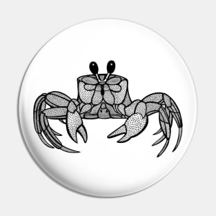 Atlantic Ghost Crab - cool and cute animal design - light colors Pin