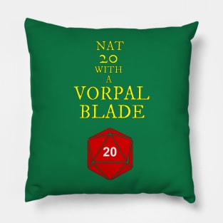 Natural 20 Pillow