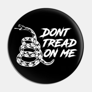 Don't Tread on Me - Black Pin