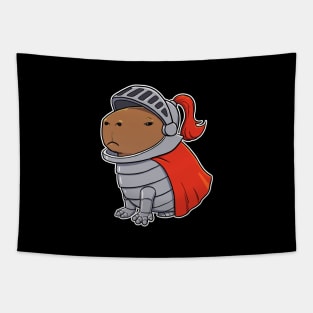 Capybara Knight Costume Tapestry