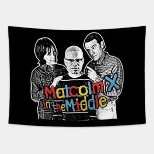 Malcolm X In The Middle Tapestry