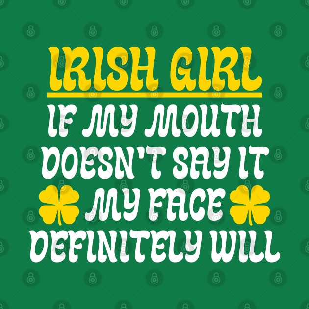 Irish Girl by Sarcastic Merch