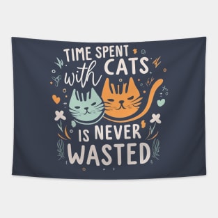 cat time Tapestry