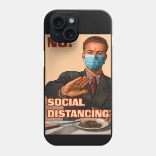 Social Distancing soviet poster Phone Case