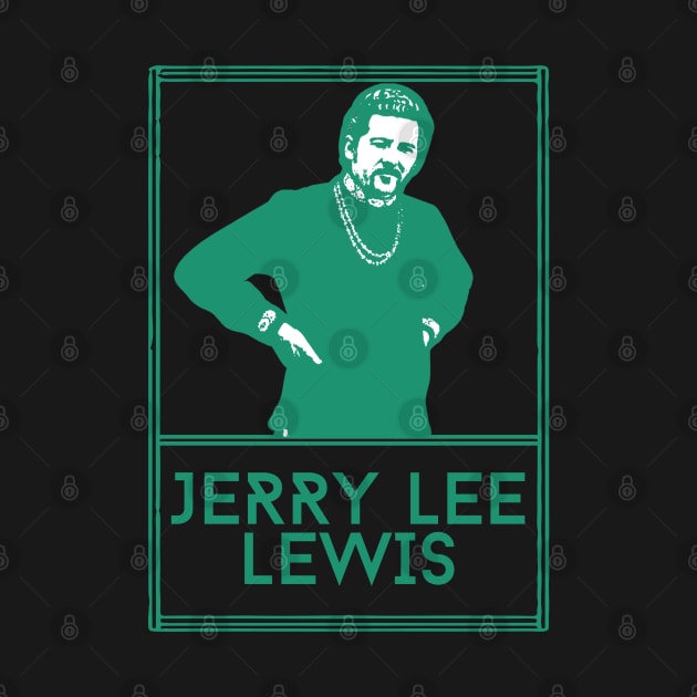 Jerry lee lewis\\retro fan artwork by MisterPumpkin