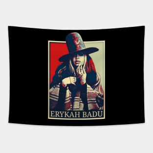 Retro Erykah Badu Beautiful Tapestry