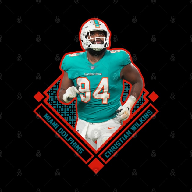 CHRISTIAN WILKINS MIAMI DOLPHINS by hackercyberattackactivity