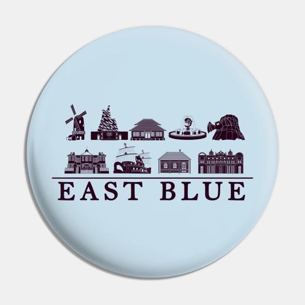 East Blue Pin by onepiecechibiproject