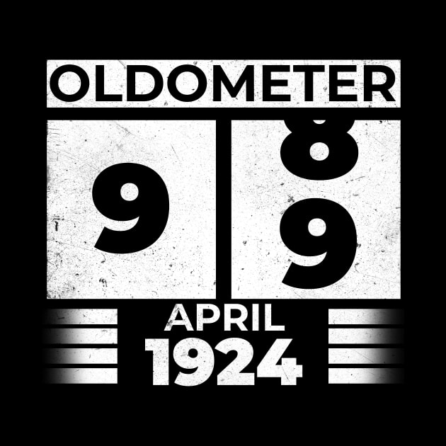 Oldometer 99 Years Old Born In April  1924 by RomanDanielsArt