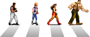 Beat 'Em Up Road Magnet