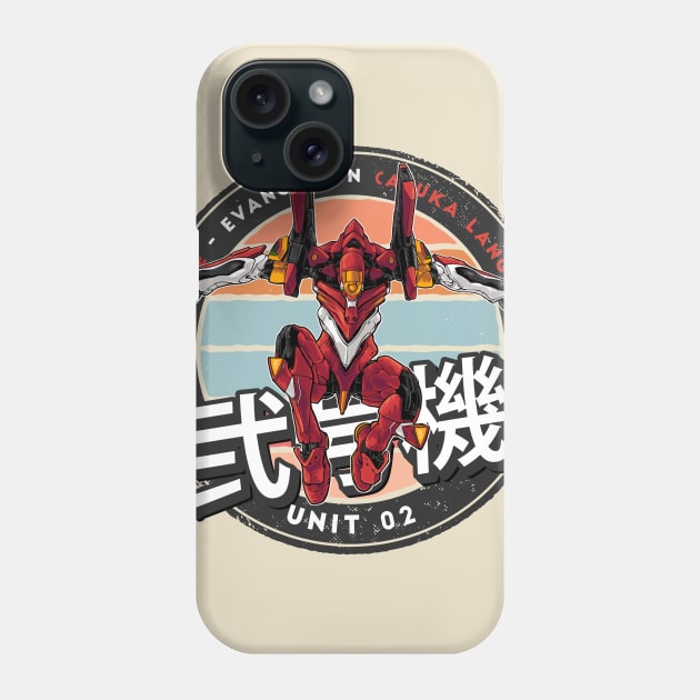 Evangelion Unit 02 Phone Case by kimikodesign