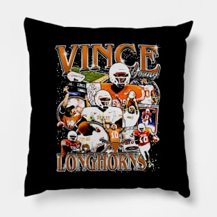 Vince Young College Vintage Bootleg Pillow